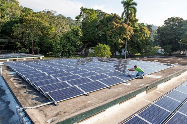 Hospital off grid in Bonne Fin, Haiti